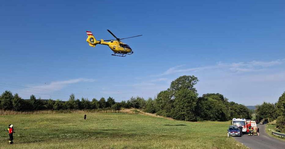 Einsatz T2 – Verkehrsunfall mit Menschenrettung